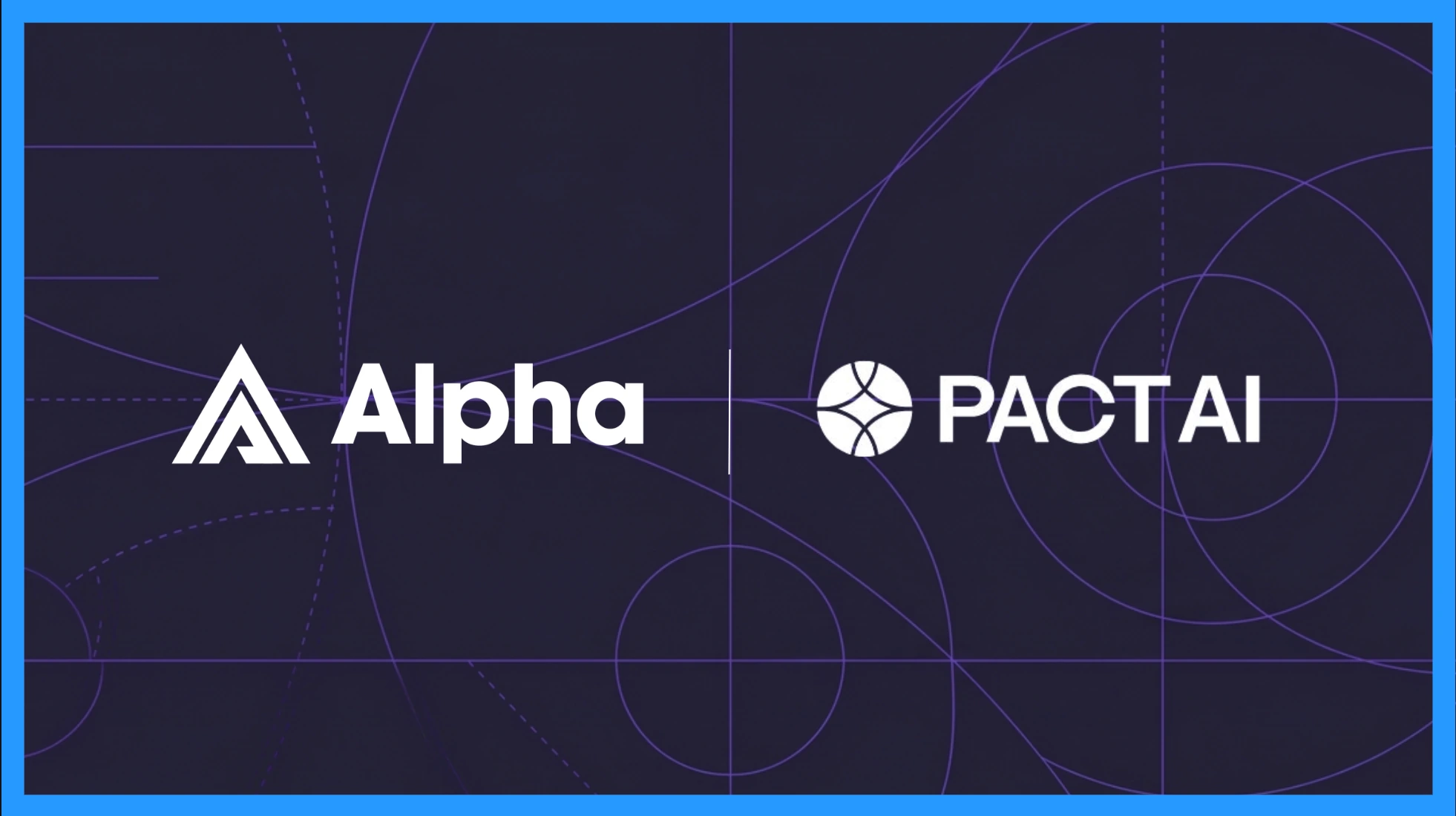 Alpha and PACT AI logos announcing Alpha’s membership in PACT AI.